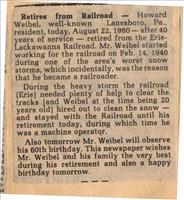 Weibel, Howard